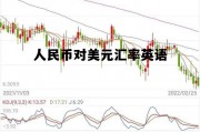 美元对人民币汇率 英语，人民币对美元汇率英语